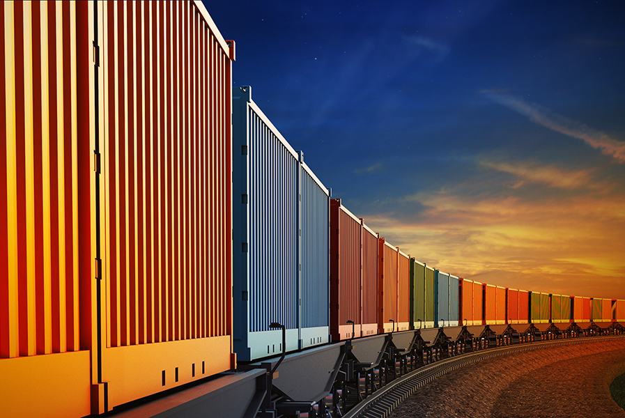 wagon of freight train with containers on the sky background traffic, traffic management, delay, management, smart city, smart cities, technology, wait times, ports, borders, connected, sensors, wi-fi, bluetooth, autonomous, autonomous vehicle, connected vehicle, congestion, congestion pricing, travel time, traffic monitoring, transportation, roads, roadway, intelligent transportation, system, analytics, machine learning, artificial intelligence, algorithms, cloud, infrastructure, smats, tags, bluetooth beacon, bluetooth tag, vms, asc, atms, dsrc, Data, TrafficXHub, Traffic Smats, Read